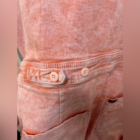 Lee Union-Alls Vintage Modern Persimmon Acid Wash Shorts Size Medium - Picture 4 of 8